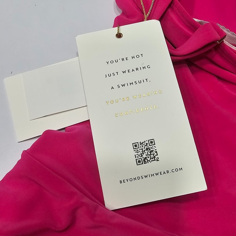 Beyond Control Grommet-Detail Square-Neck Swim Dress - Picture 12 of 15